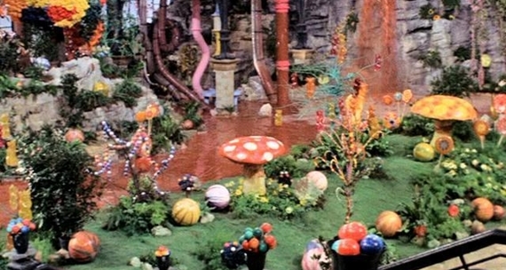 Pictured: The chocolate river from the good film version of "Charlie and the Chocolate Factory"