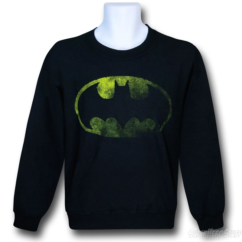 Batman Distressed Symbol Sweatshirt