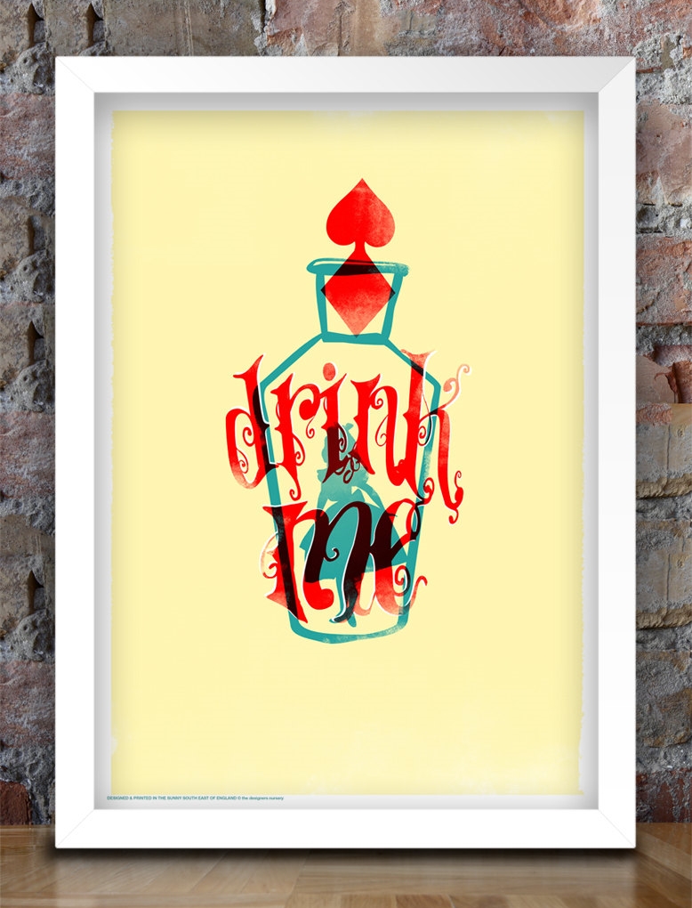 Drink Me Retro Alice In Wonderland