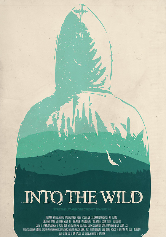 Into the Wild minimalist movie poster