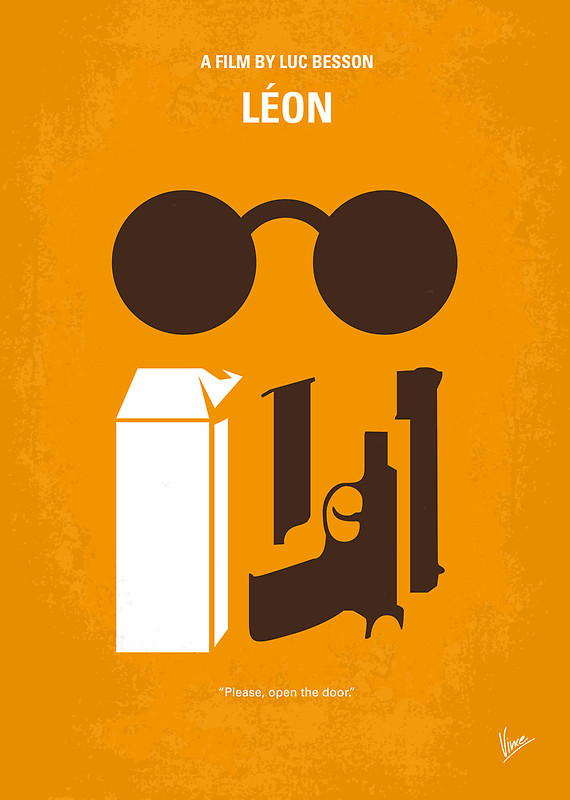 My LEON minimal movie poster