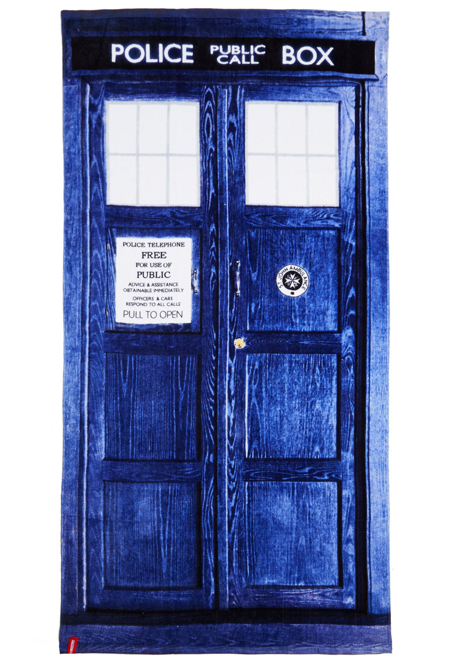 dr who towel